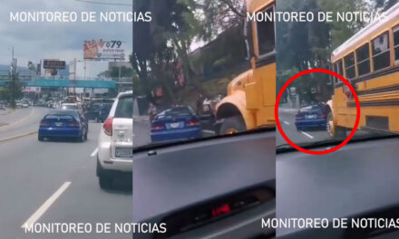 Mujer predice un accidente y graba hasta que sucede lo inevitable (Video)