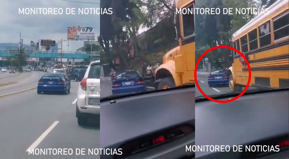 Mujer predice un accidente y graba hasta que sucede lo inevitable (Video)