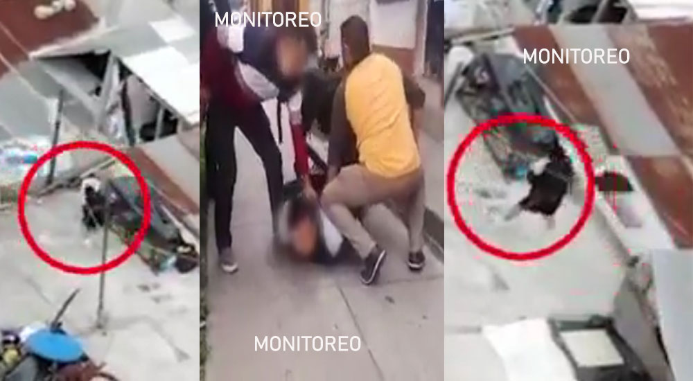 Momento exacto de la captura de un pandillero de la mara 18; cuando huía por los techos (Video)