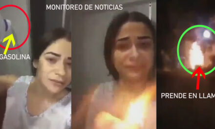 Mujer se prende fuego porque su esposo no le perdonó su infidelidad (Video)