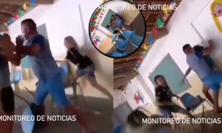 Hombre llevó a su amante a vacunar; en el lugar se encontraba su esposa y cuñada (Video)