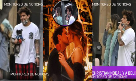 Belinda y Christian Nodal salen a la calle en pijama y son criticados (Video)