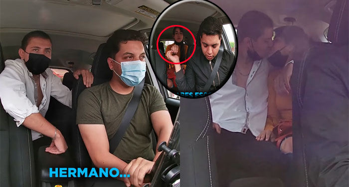 Mujer infiel es descubierta por su pareja cuando se dirigía para un hotel con el amante (Video)