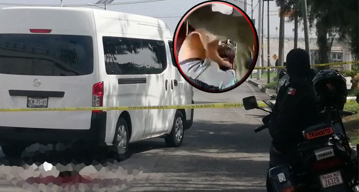 Pasajeros desnudan y vapulean a ladrón armado