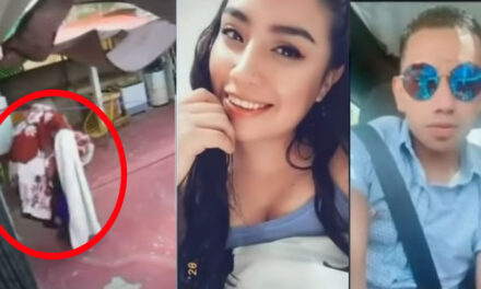 Compañeros de trabajo asesinan a una joven y la cargan en sábanas (Video)