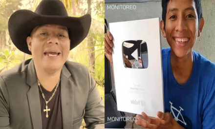 Hacen corrido homenajeado a Youtubero Isaac Pérez, por logran un gran triunfo (Video)