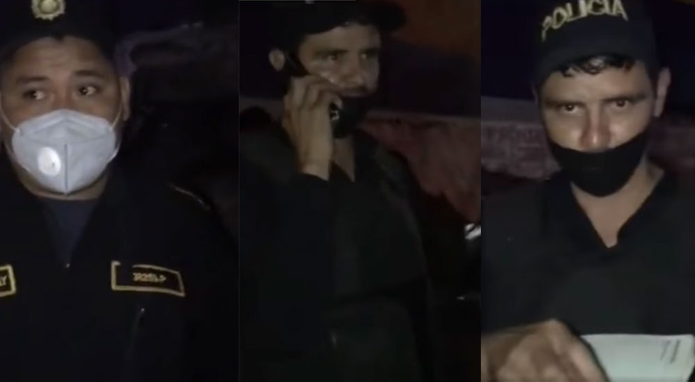 Agentes de la PNC detienen a motorista y le exigen Q850 para no consignarlo (Video)