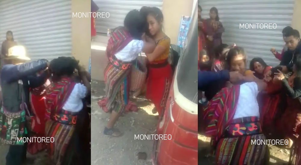 Varias mujeres se van a los golpes por el amor de un mototaxista (Video)