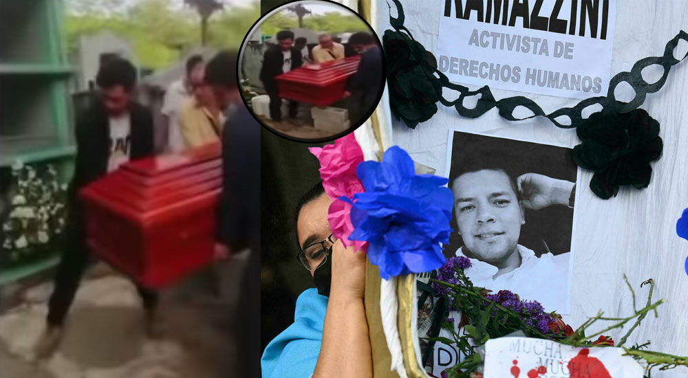 “Asesinado por comando armado” Revelan video del sepelio de Frank Ramazzini (Video)