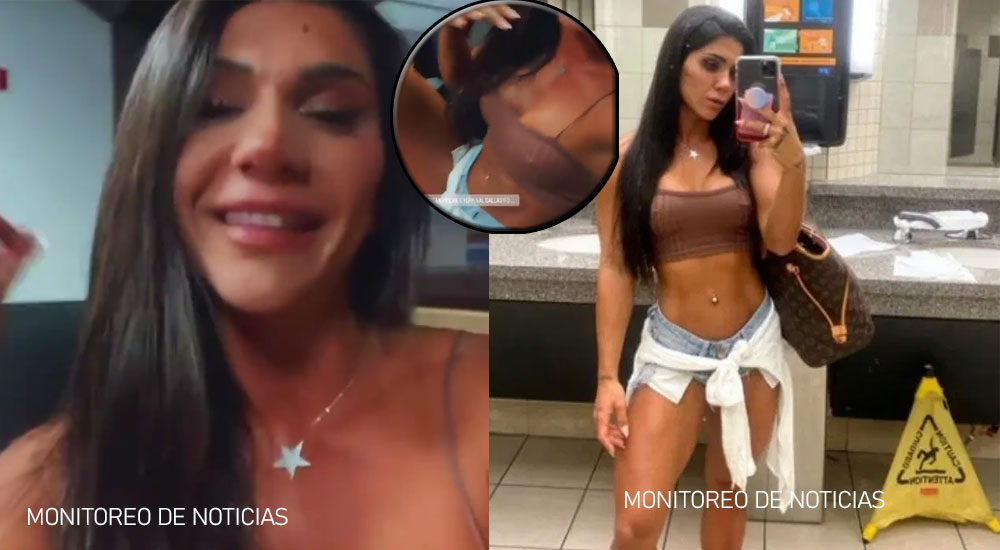 “Iba con poca ropa” impiden tomar vuelo a modelo debido a que iba en short (Video)