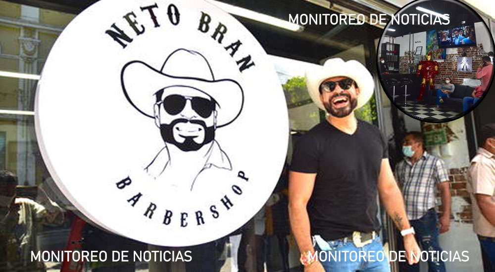 Así lucen las instalaciones por dentro de la “Neto Bran Barber Shop” (video)