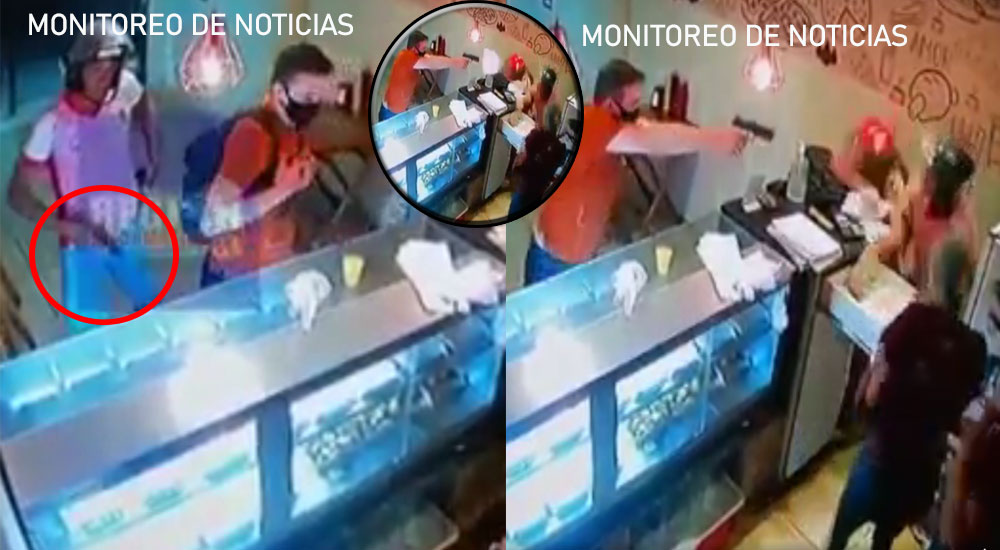 Víctima de robo mata a ladrón a sangre fría en una tienda (VIDEO)