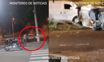 Momento exacto del accidente en el Boulevard Liberación zona 13; donde deja una persona fallecida (Video)
