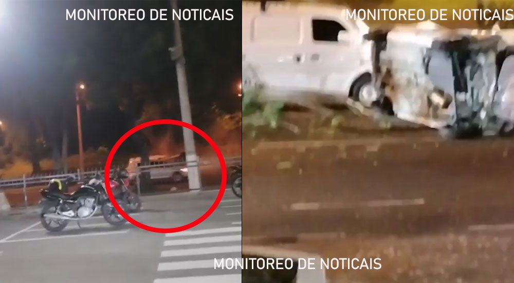 Momento exacto del accidente en el Boulevard Liberación zona 13; donde deja una persona fallecida (Video)