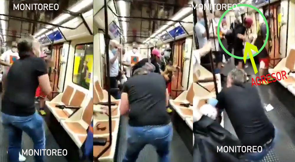 Enfermero le pide a ciudadano usar mascarilla y este lo ataca en el rostro (VIDEO)