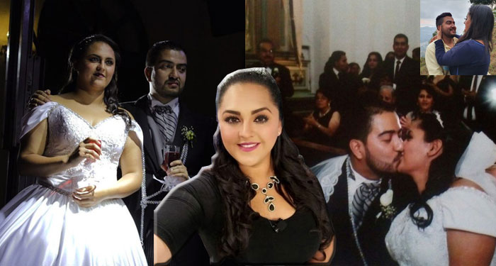 Se filtran fotos de la boda de Vivian Vásquez y esposo envía triste mensaje