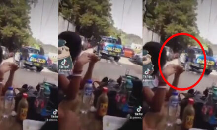 VIDEO | Policía sale VOLANDO de la patrulla y el video se vuelve viral