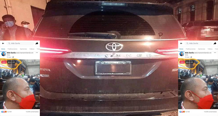 Aldo Dávila es atacado por desconocidos luego de decirle “Rata Gorda” al Diputado Allan Rodríguez