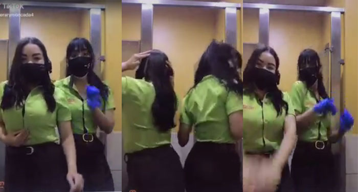 Dos trabajadoras de Pollo campero son despedidas por hacer un baile para Tiktok (Video)