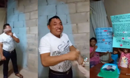 Padre rompe el llanto luego de que sus hijos le preparan una sorpresa de Cumpleaños (Video)