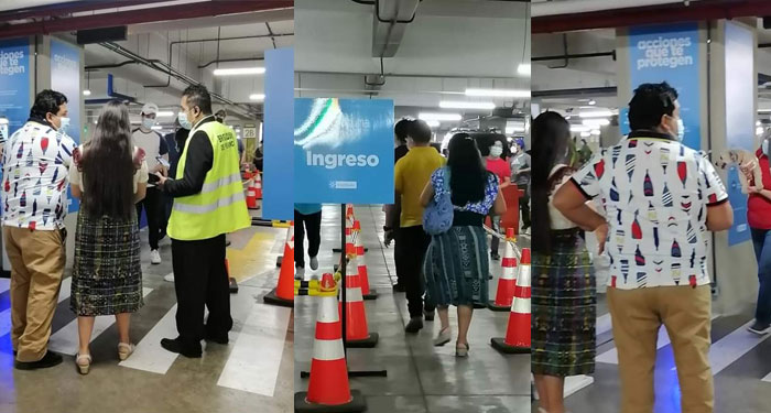 Denuncian que en centro de Vacunación de Miraflores no atendieron a varias mujeres Indígenas (Video)