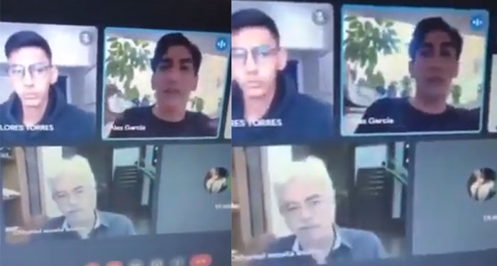 Estudiante de Derecho reclama al maestro por “Ejercer mucha presión” (Video)