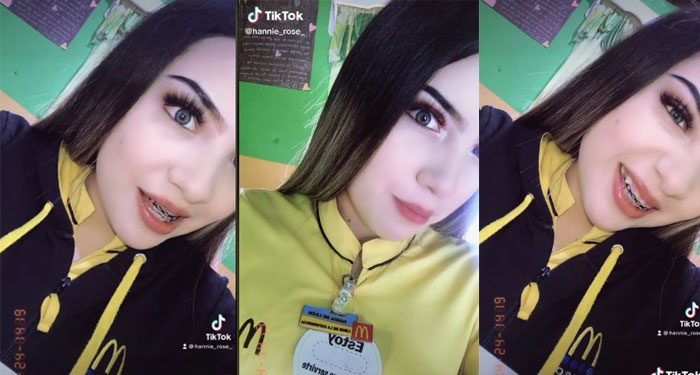 Trabajadora de McDonald’s sube video con permiso del jefe para no ser despedida (Video)
