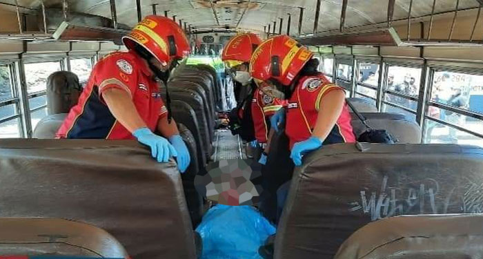 Pasajero desenfunda su arma y mata a ladrón en la zona 12