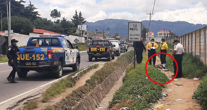 Asesinan a balazos a un hombre en la ruta entre Xela y Olintepeque (Video)