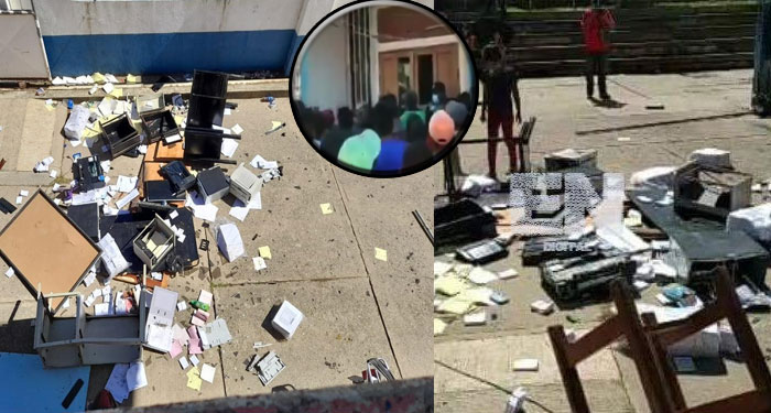 Manifestantes pierden el control y destruyen municipalidad en Ixcán Quiché (Video)