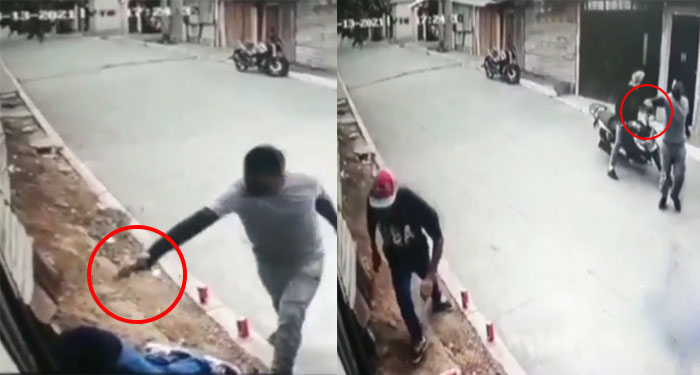 MIXCO: Momento exacto cuando sicarios asesinan a un hombre (Video)