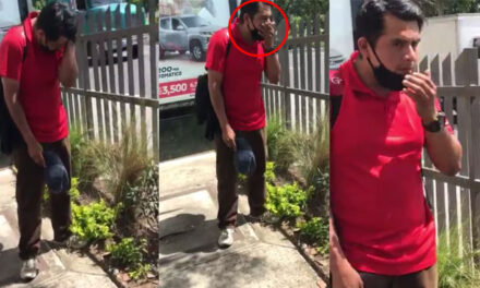 Hombre toca las partes íntimas de una mujer y el padre de la víctima golpea al abusador (Video)