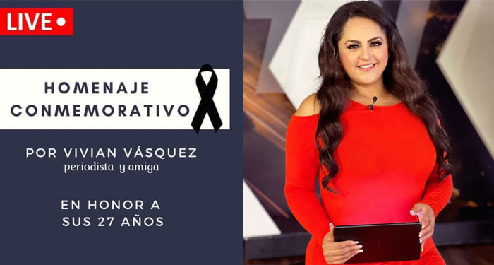 Esposo de Vivian Vásquez le hará un homenaje en honor a sus 27 años
