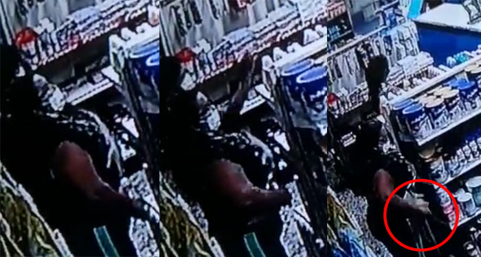 Momento exacto en que dos mujeres roban productos en un centro comercial (Video)