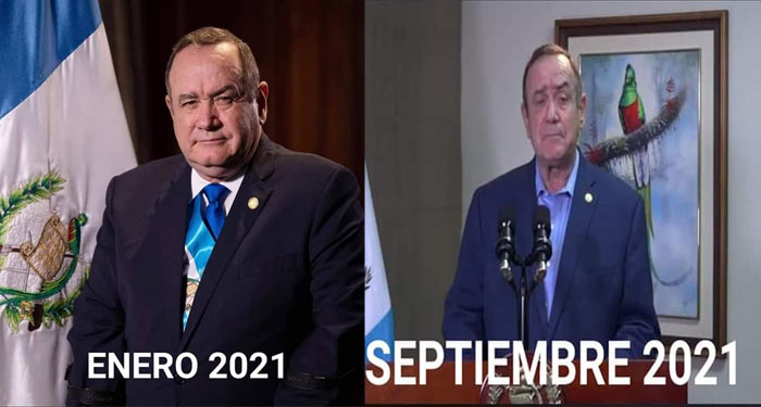 Circula Audio del presidente Giammattei aclarando su estado de Salud