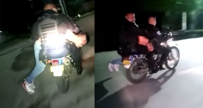 PNC no se complica para capturar a personas que anden en la calle en toque de queda (Video)