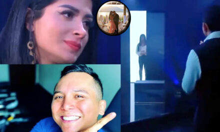 Filtran imágenes de cómo fue el reencuentro de Edwin Luna y Kimberly Flores (Video)