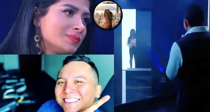 Filtran imágenes de cómo fue el reencuentro de Edwin Luna y Kimberly Flores (Video)