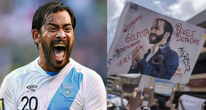 Manifestante afirma que “El Pescado Ruiz” organizó la protesta contra Bukele (Video)