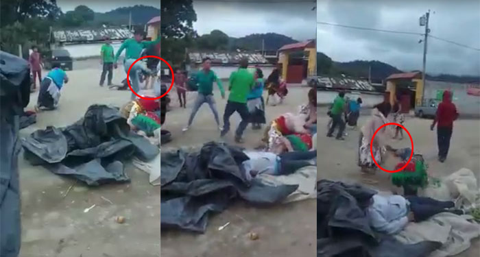 Fuente pelea entre vendedoras del mercado de Antigua Guatemala (Video)