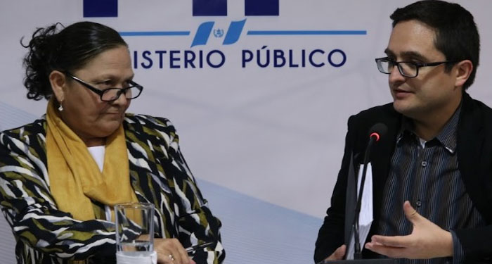Juan Francisco Sandoval se pronuncia por sanción que le puso EE-UU a Consuelo Porras