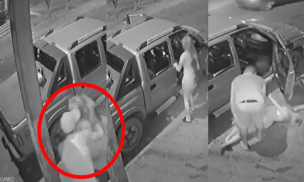 Hombre le da tremenda golpiza a su pareja cuando la encuentra con el amante (Video)