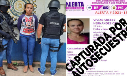 Tenía alerta de alba Keneth y fue capturada por autosecuestro