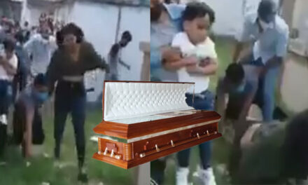 Fuerte balacera se desata en pleno entierro en Jutiapa (Video)