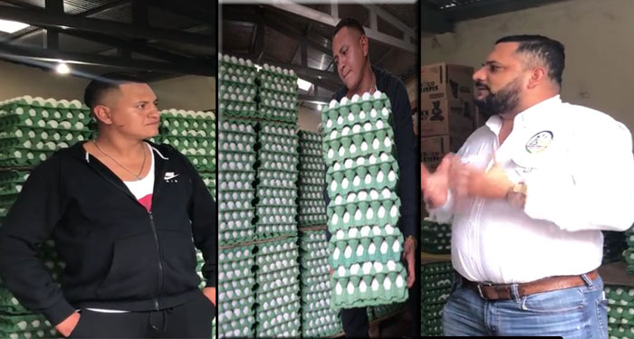 Vendedor de huevos sigue recibiendo ayuda para reiniciar su negocio (Video)