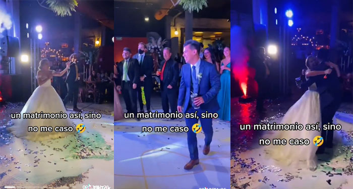 Fuerte batalla de rap entre novios el día de la boda se vuelve viral (Video)