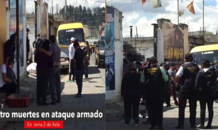 Ataque armado deja 4 personas fallecidas en un taller de la zona 2 de Xela (Video)