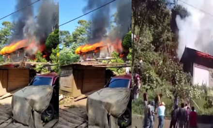 “Mi casa, donde voy a vivir” Vivienda arde en llamas en Quiché (Video)