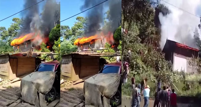 “Mi casa, donde voy a vivir” Vivienda arde en llamas en Quiché (Video)