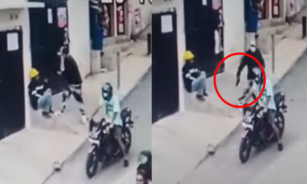 Con arma en mano motoladrones asaltan a peatones en la zona 13 (Video)